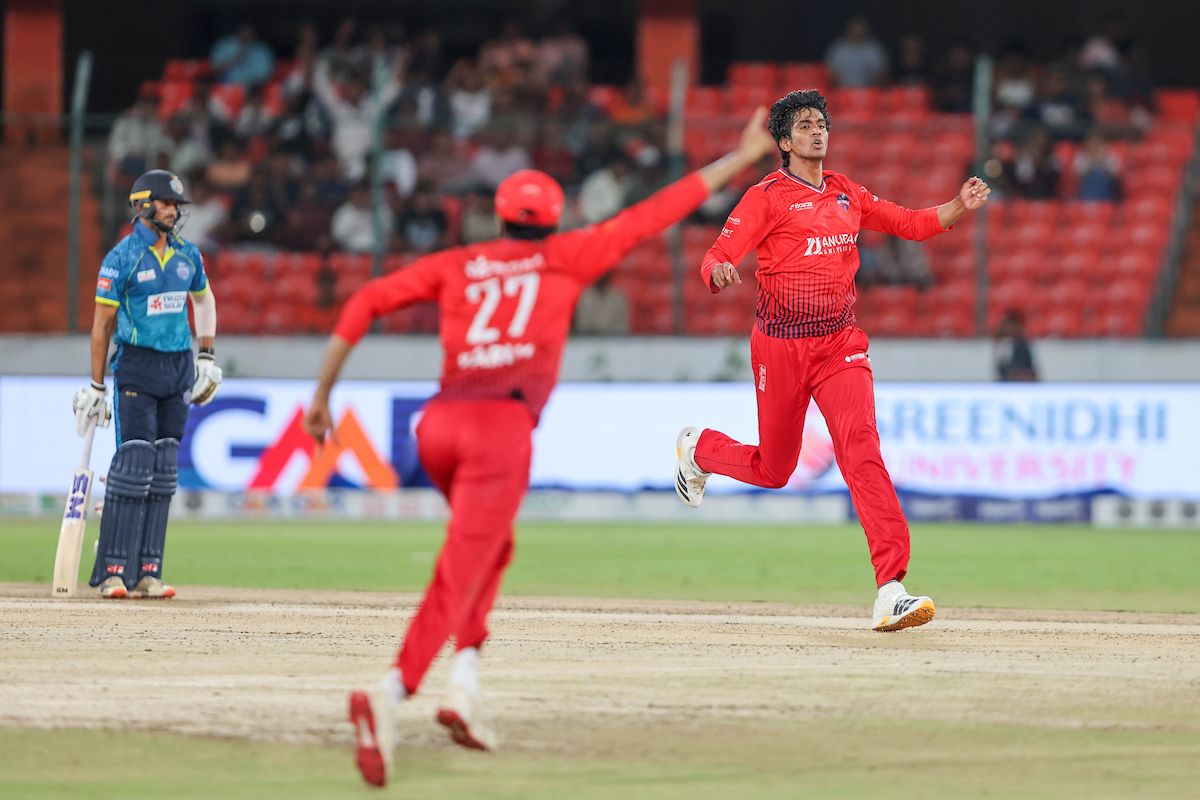 Nishanth Saranu of Anurag Nalgonda Knights 