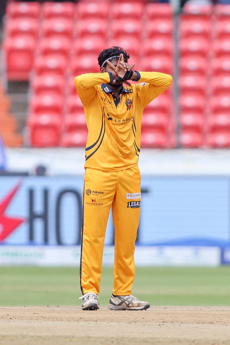 Ashwad Rajiv of Palamuru Strikers