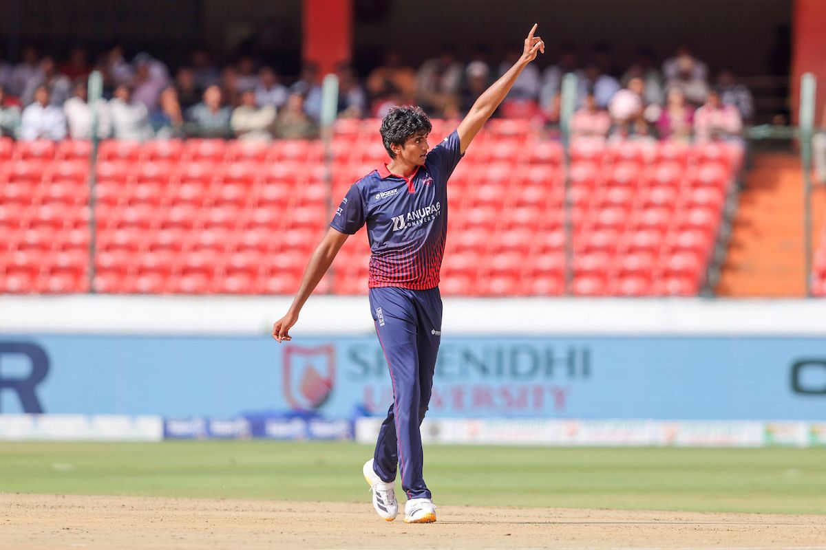 Nishanth Saranu of Anurag Nalgonda Knights