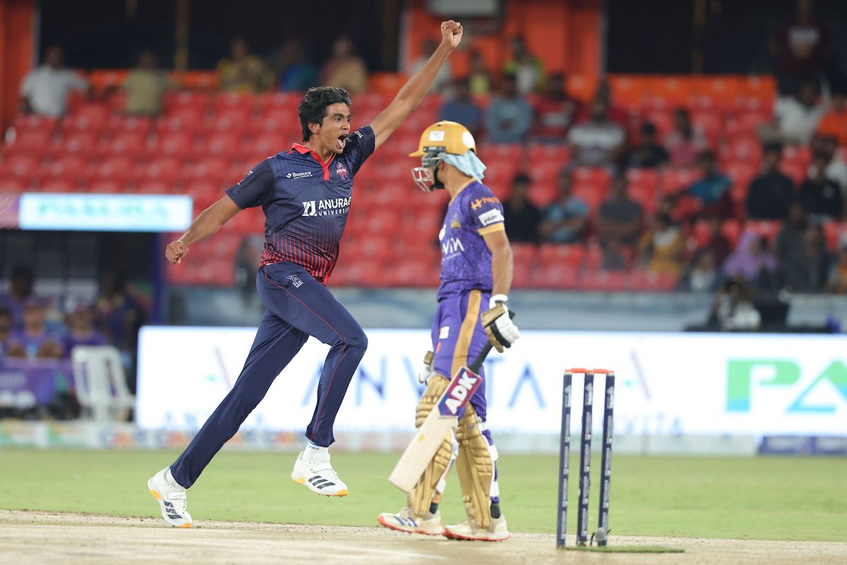 Nishanth Saranu of Anurag Nalgonda Knights