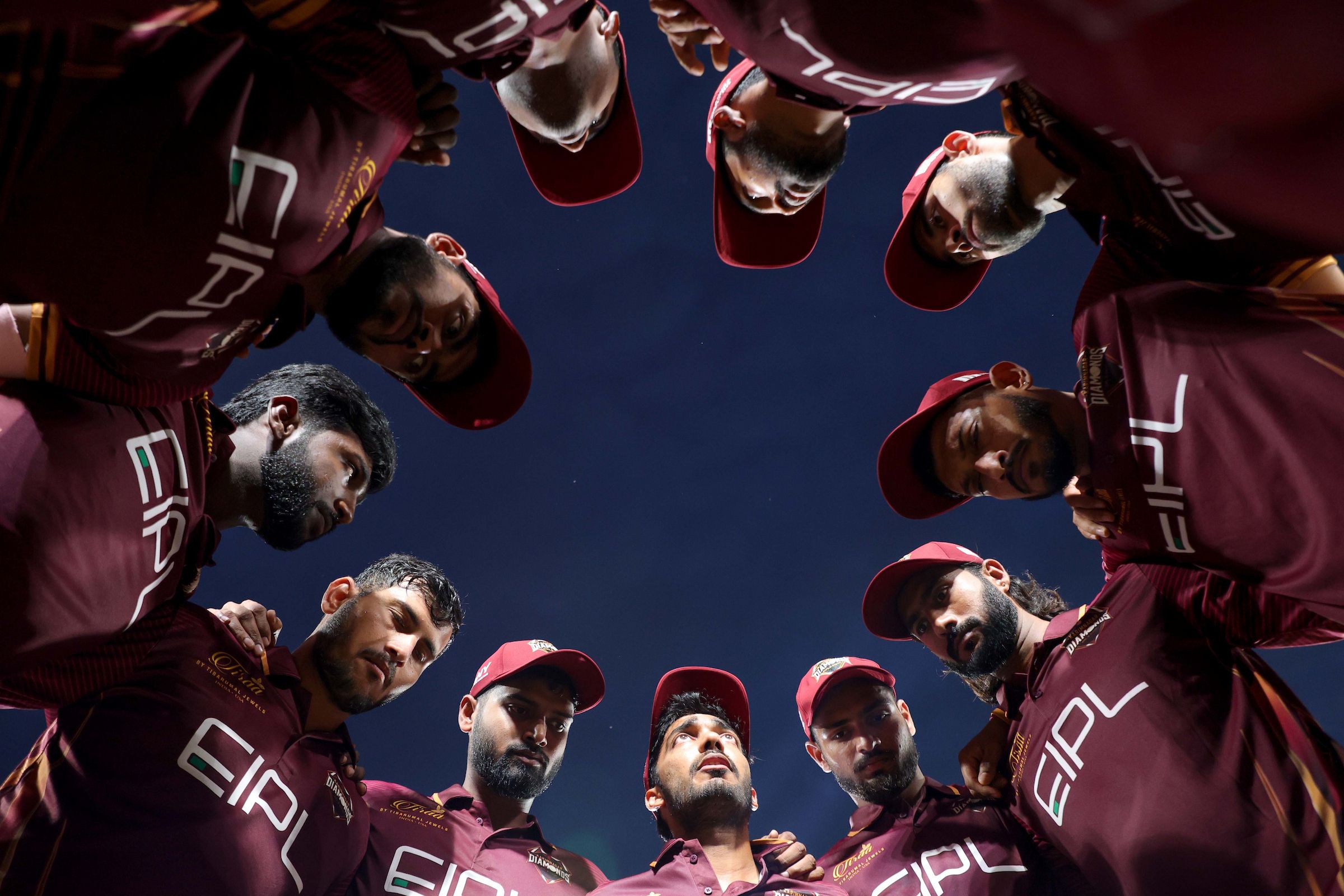 Karimnagar Diamonds Team Huddle