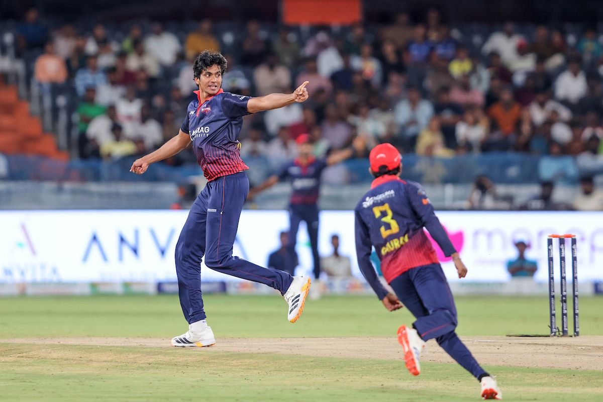 Nishanth Saranu of Anurag Nalgonda Knights 